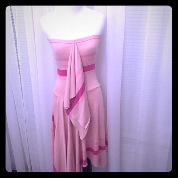 Strapless beach dress