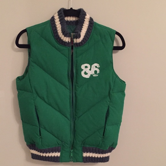 PINK puffy vest