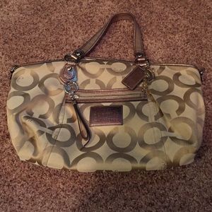 gold Coach (Poppy) bag
