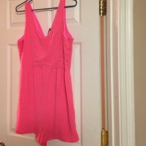 Fun pink romper!
