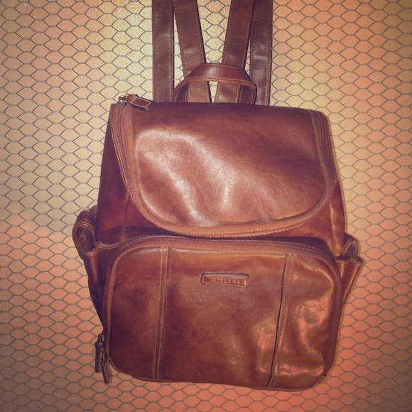 rosetti leather backpack