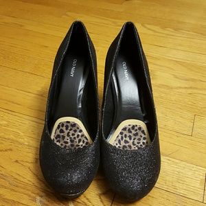 Black Shimmer Shoes