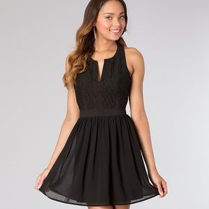 Prom Girl Black Sleeveless Dress