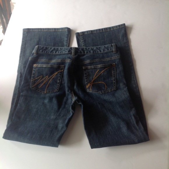 MICHAEL KORS Jeans w/ MK on back pockets - Picture 3 of 4