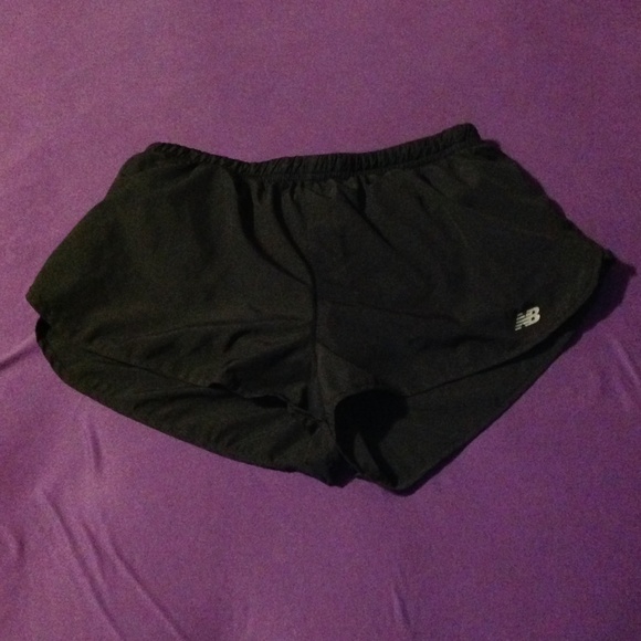 Black athletic shorts