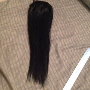 22inch Black Synthetic Hair Extensions