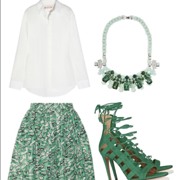 Aquazurra Amazon inspired heels