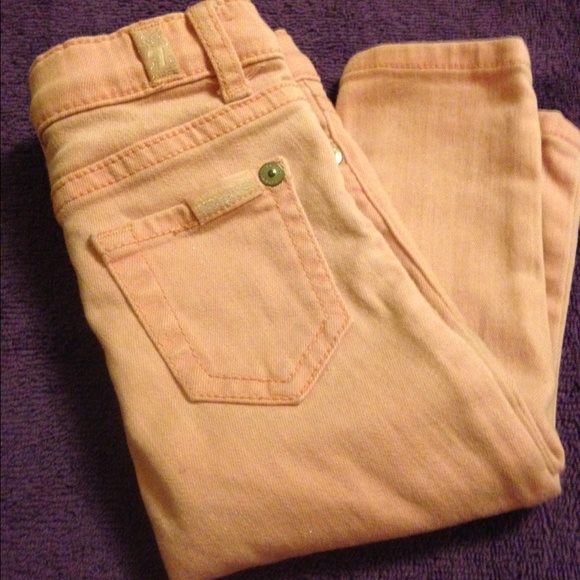 7 for all mankind baby girl sz 12mos skinny jeans