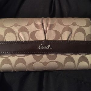 Coach wallet and check book cover