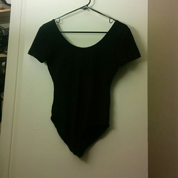 Black bodysuit.