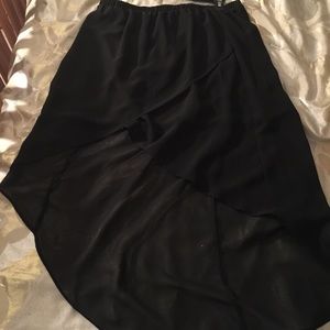 Wet Seal XL wrap High Low skirt