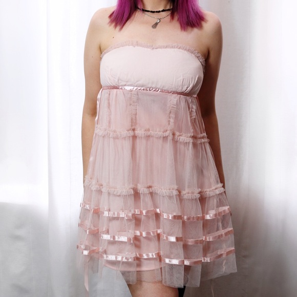 Sans Souci Dresses & Skirts - 💙SALE❤️ Blush Tulle Dress Sans Souci Dresses & Skirts - 💙SALE❤️ Blush Tulle Dress