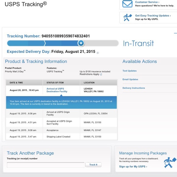 usps tracking nwt poshmark tracking