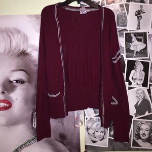 varsity cardigan!