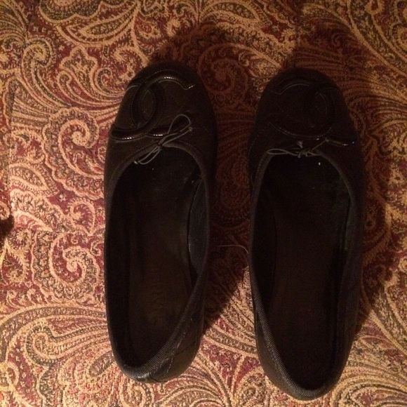 Black quilted Chanel Ballet Flats (AUTHENTIC)