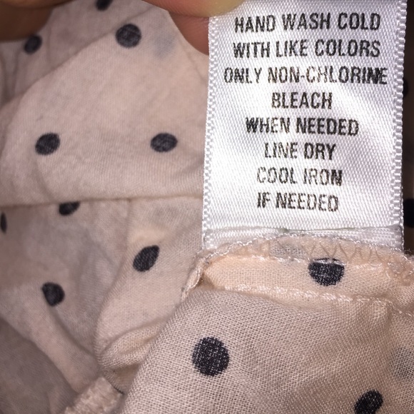 strapless polka dot shirt - Picture 3 of 3