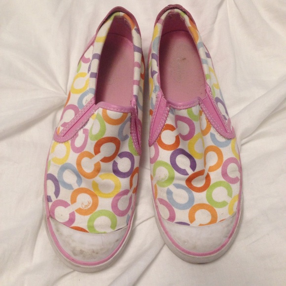 Multicolored Coach Shoes
