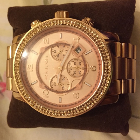 Michael Kors Rose Gold Watch main image 4
