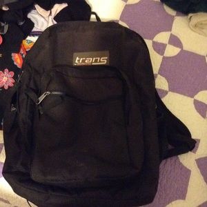 Trans jansport black backpack