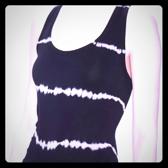 Young Fabulous Broke Black White Maxi Dress