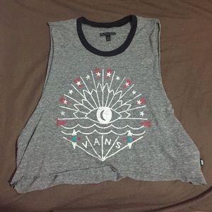 Vans tank crop top