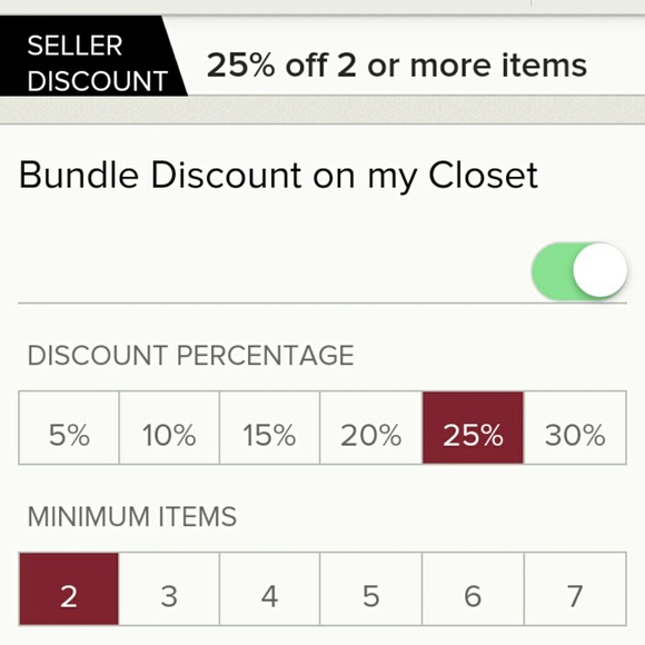 25% off 2 or more items!