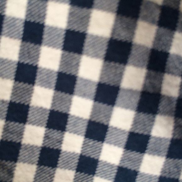 Hollister shorts: blue/white checkered print - Picture 4 of 4