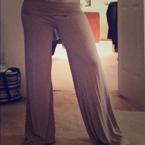 Small tan palazzo pant