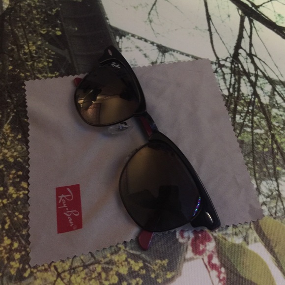 Authentic Ray-Ban Clubmaster Color Mix Sunglasses