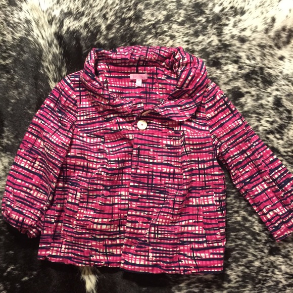 Navy Pink Lilly Pulitzer Blazer
