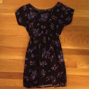 Black and floral dress