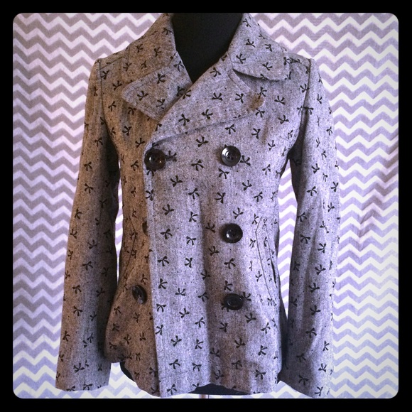 🎀 Bow print blazer 🎀 - Picture 1 of 4