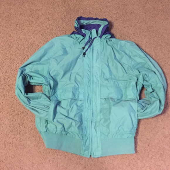 Blue & Seagreen Mens Windbreaker/jacket