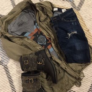 Loose Fitting Tribal Long Sleeve