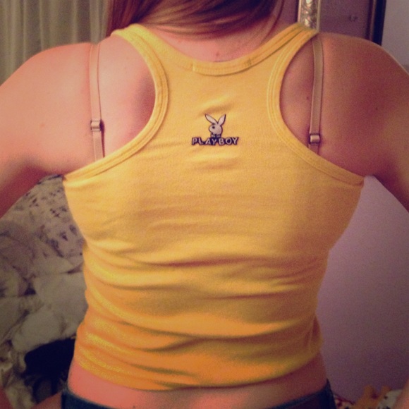 Playboy crop tank
