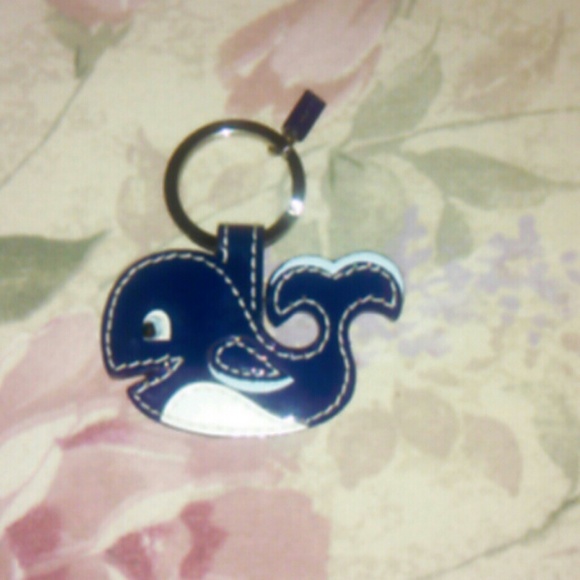 Coach Bags Coach Whale Stacked Leather Keychain Fob 9250 Poshmark