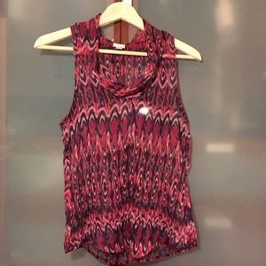 Converse sheer blouse