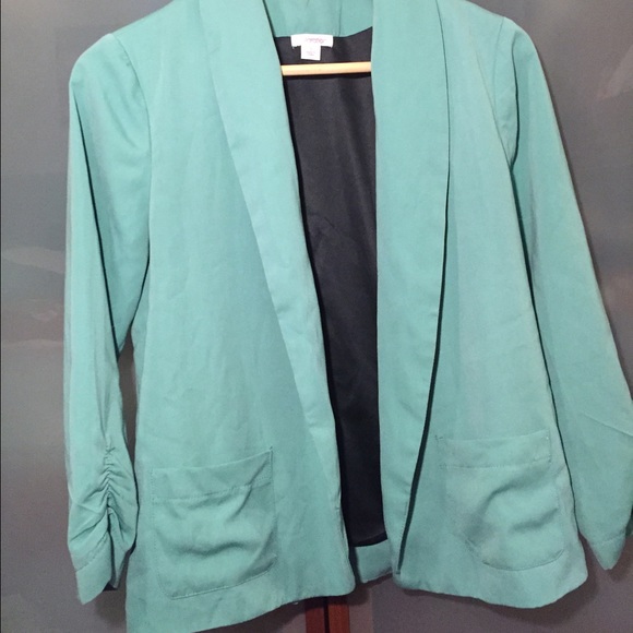 Green/ blue blazer