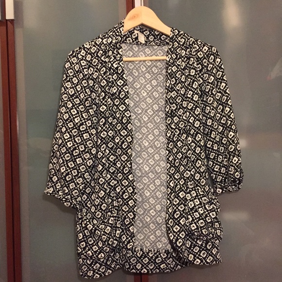 Pattern light blazer