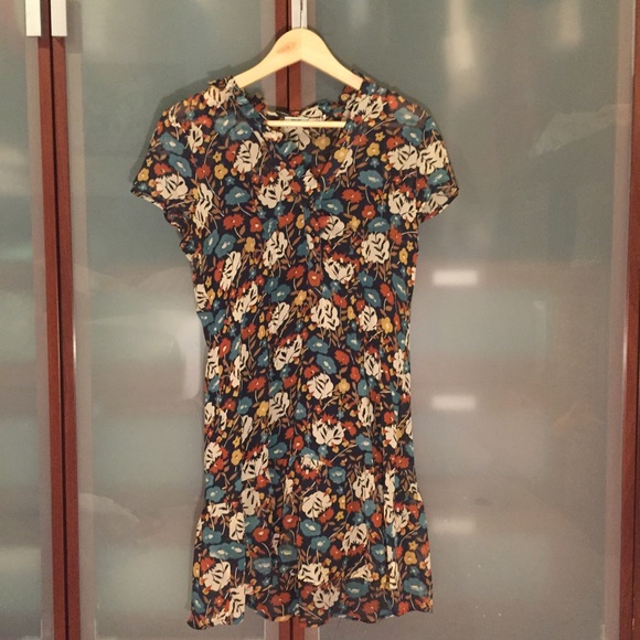 Sheer flowered dress