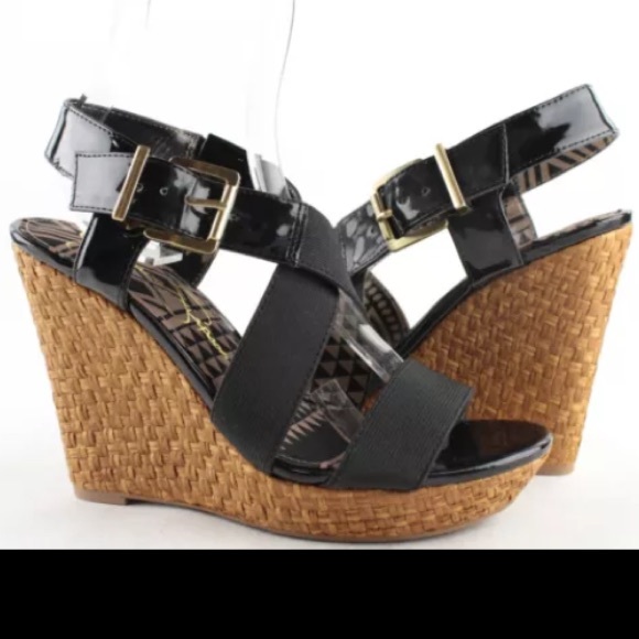 Jessica Simpson wedge shoes size 5.5 come with box - Picture 3 of 3