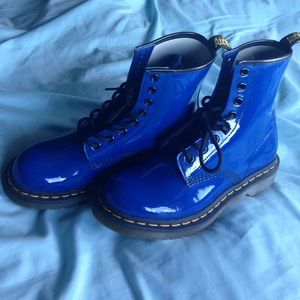 NWB Size 7 (ladies) Blue Dr. Marten Boots
