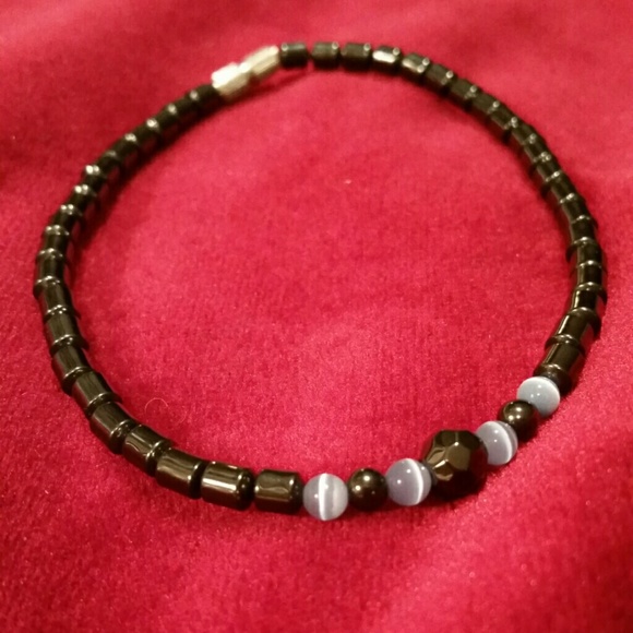 Hematite Anklet - Picture 1 of 2