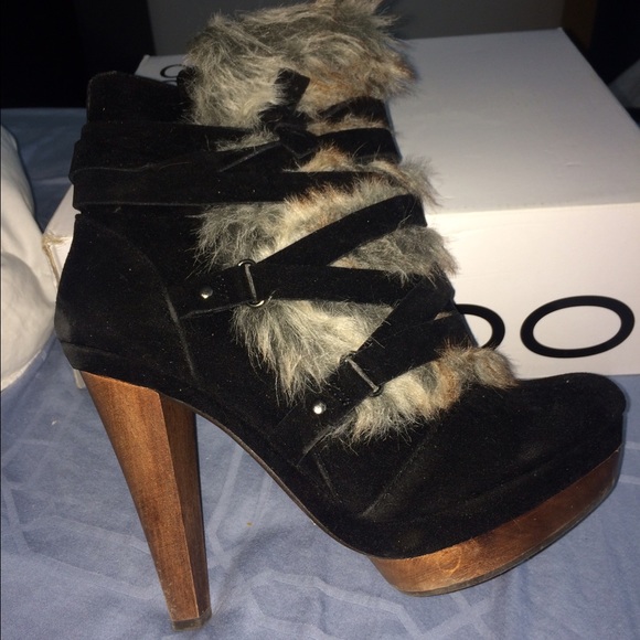 ALDO Shoes - Aldo Fur ankle boots