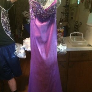 Mermaid style prom dress