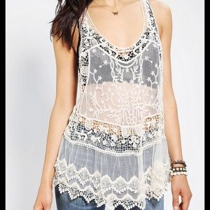 Pins and Needles Lace Tank from Urban Outfitters