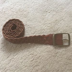 Leather belt