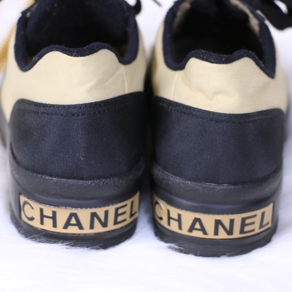 SOLD Chanel Iconic Platform Sneakers - Picture 3 of 4