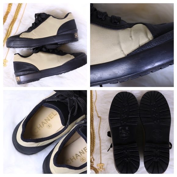 SOLD Chanel Iconic Platform Sneakers - Picture 4 of 4