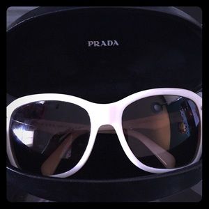 PRADA White Sunglasses